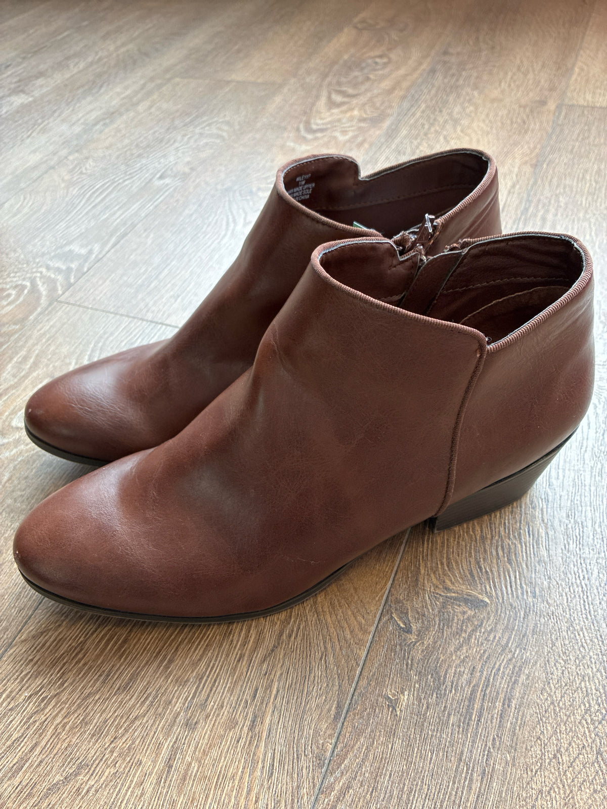 11 Style & Co Brown Womens Boot
