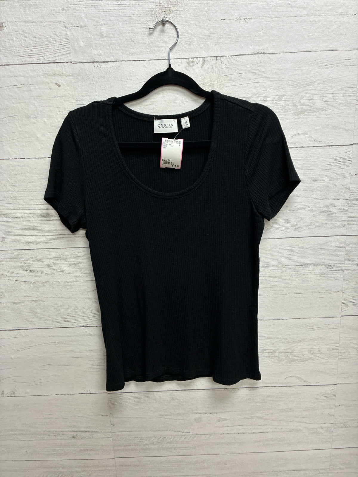 Size M Cyrus Black Womens Shirt