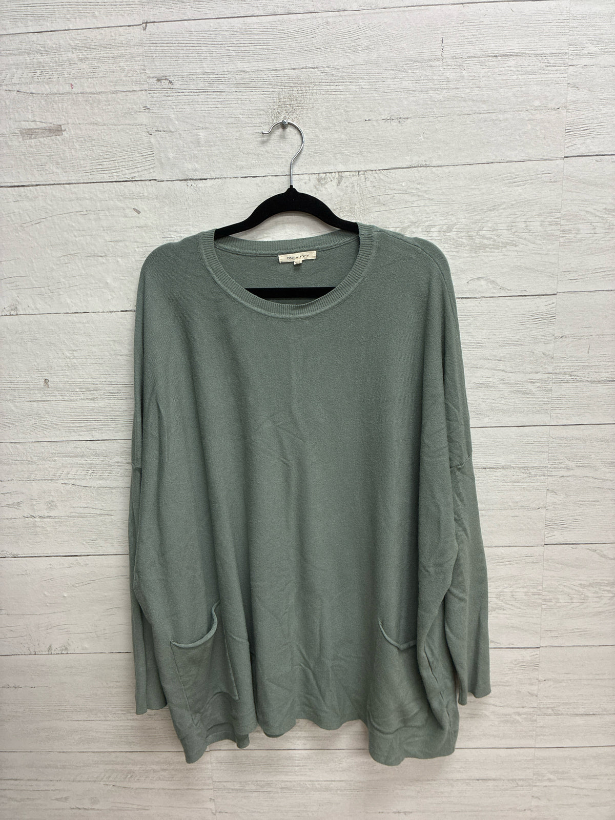 Size M/L tea n rose Green Womens Sweater