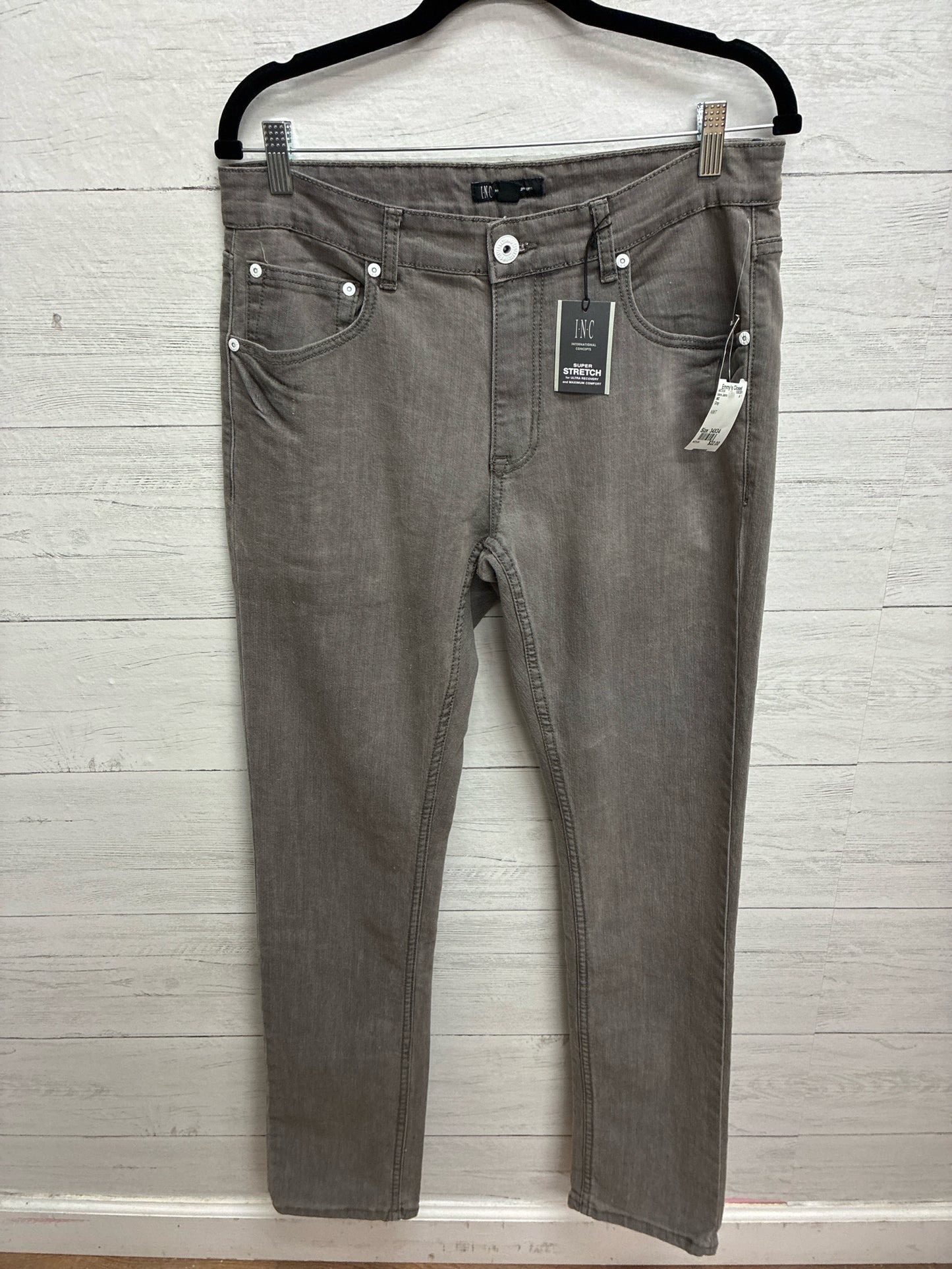 Size 34X34 INC Gray Mens Jeans
