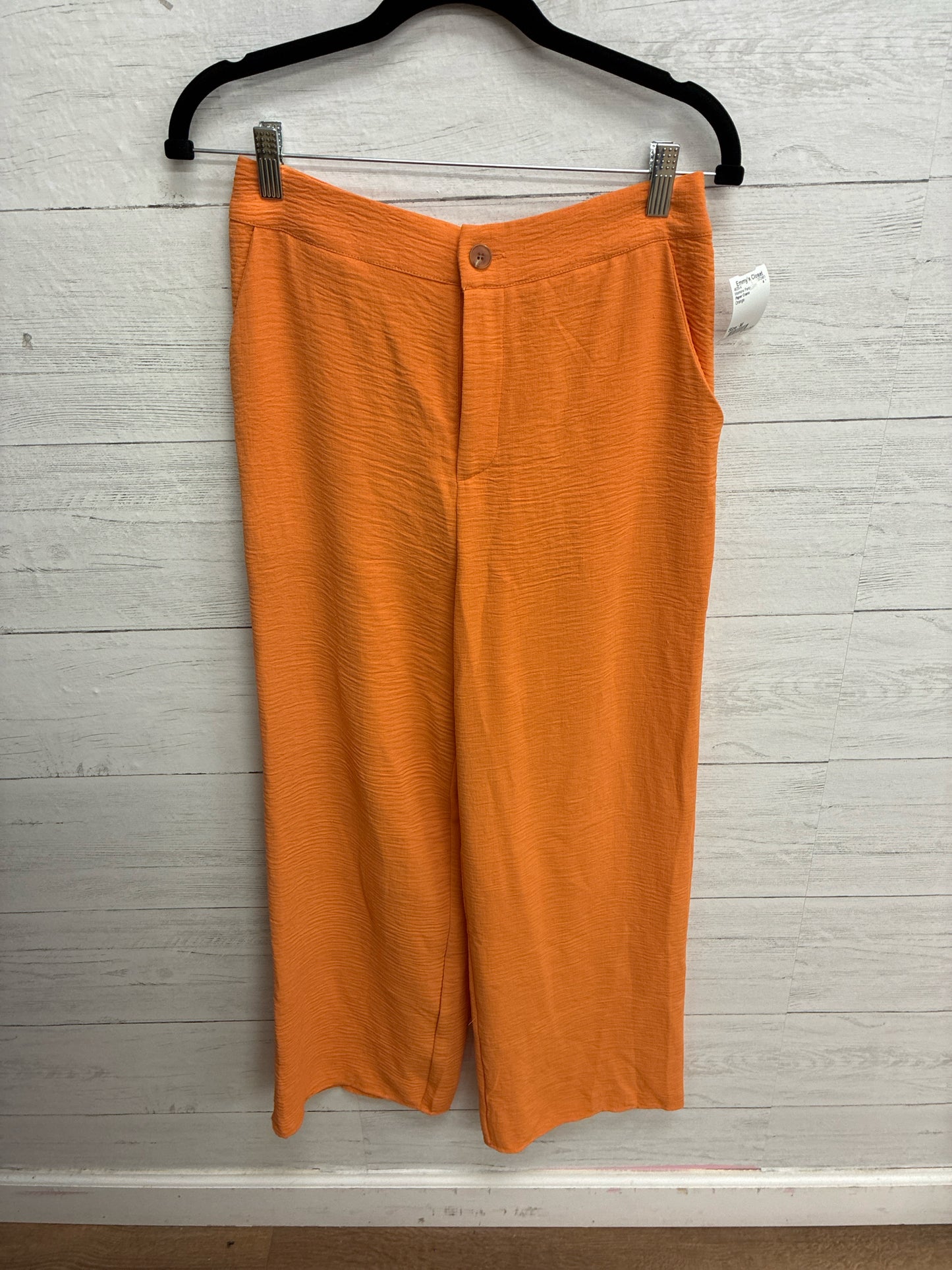 Size M Paper Crane Orange Womens Pants