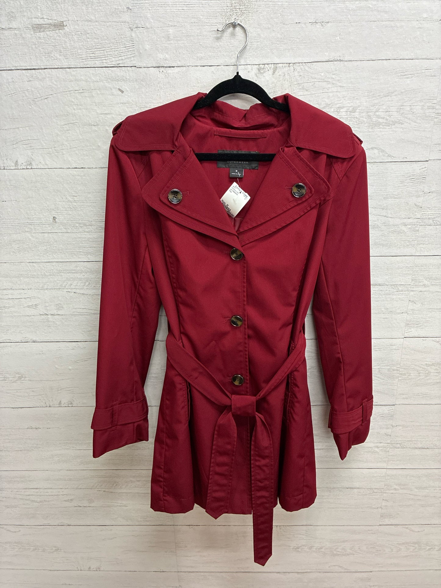 Size M Liz Claiborne Red Womens Coat
