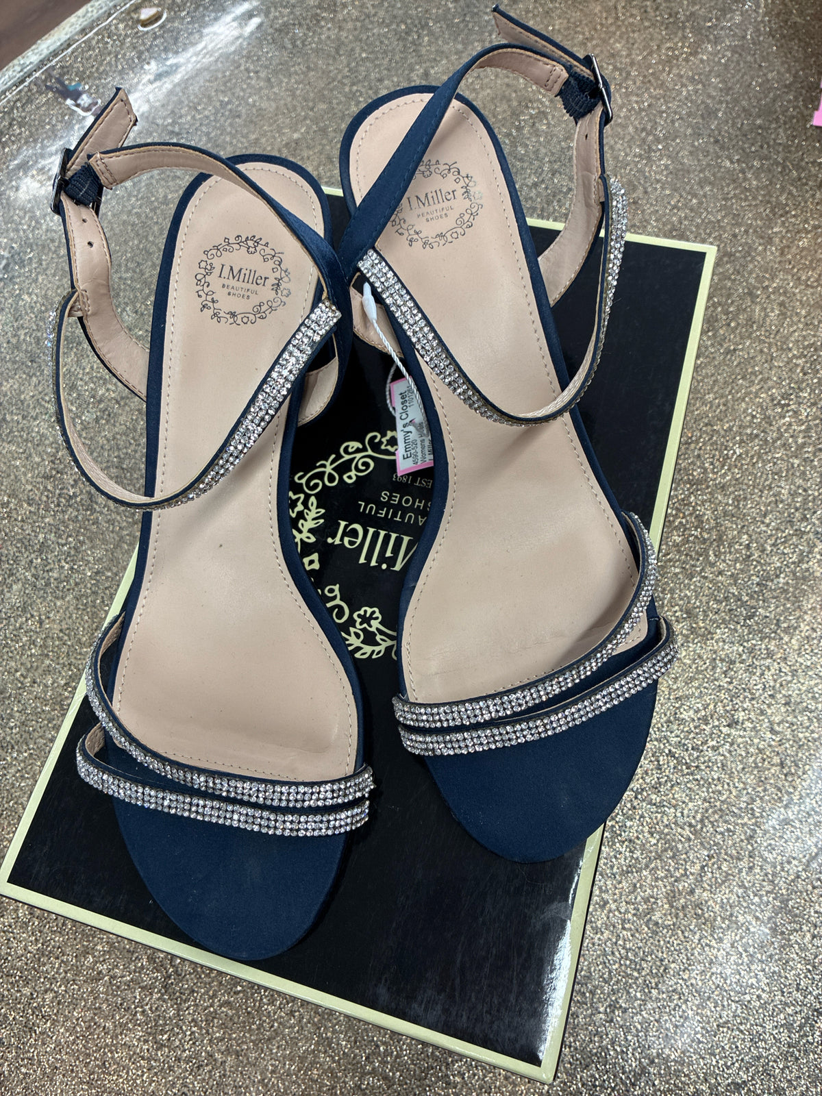 8.5 I. Miller Navy Womens Heels