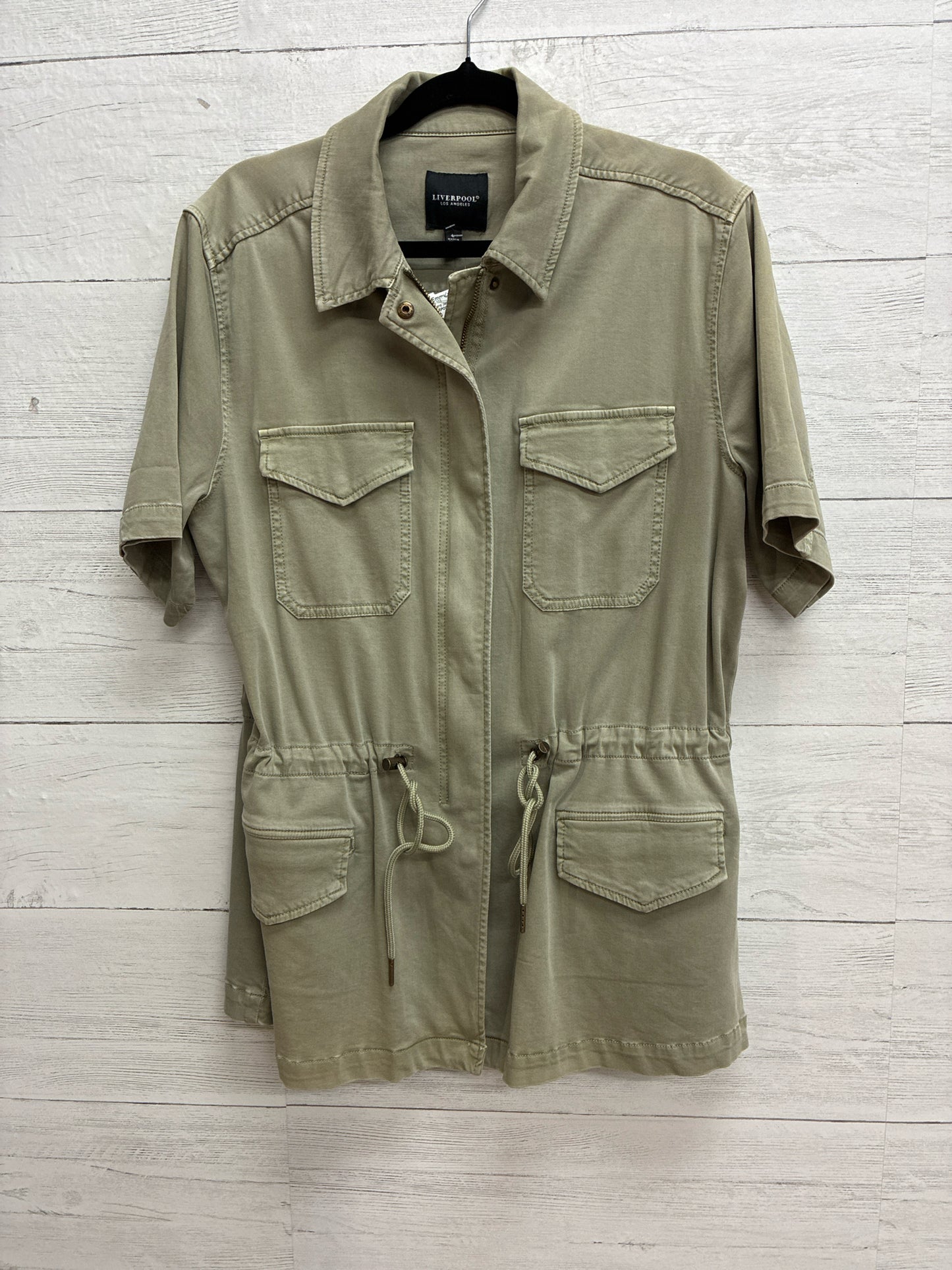 Size L LIVERPOOL Green Womens Jacket