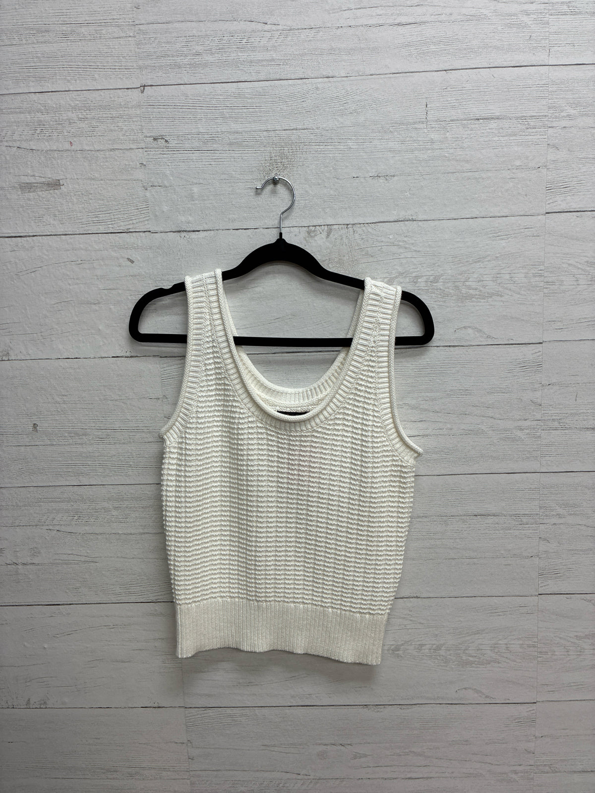 Size S Quince White Womens Tank-Top
