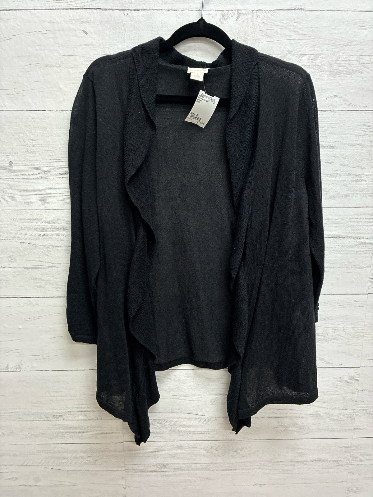 Size M Chico's Black Womens Cardigan