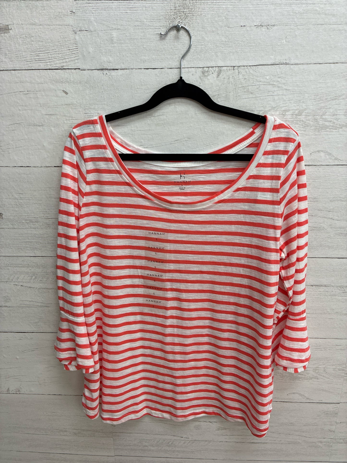 Size L Hannah white/orange Womens Shirt