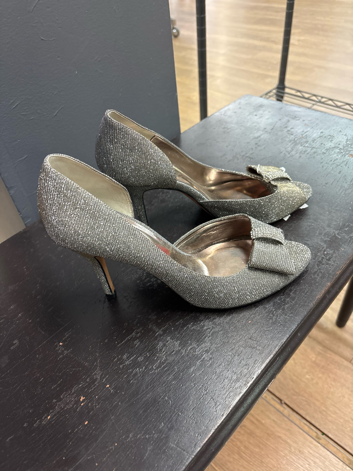 10 J.Renee Silver Womens Shoe