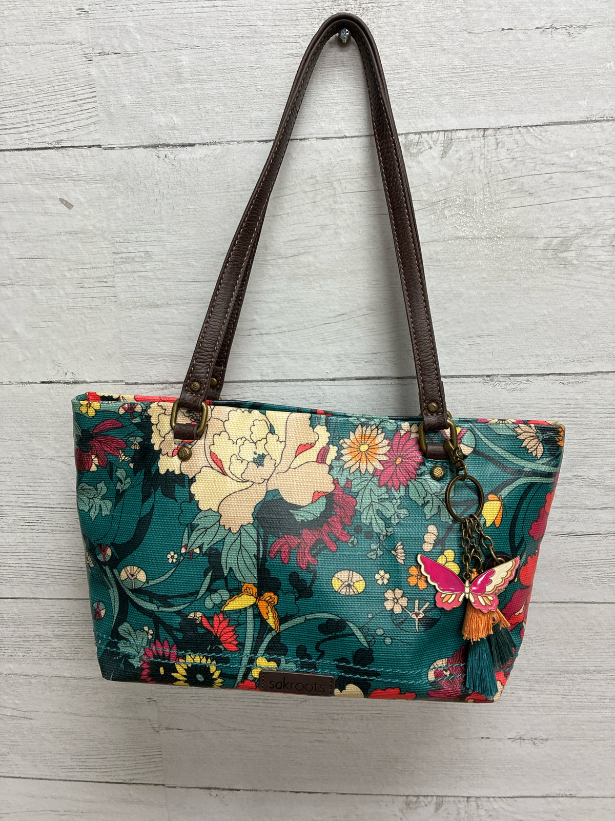 SAKROOTS Teal Purse