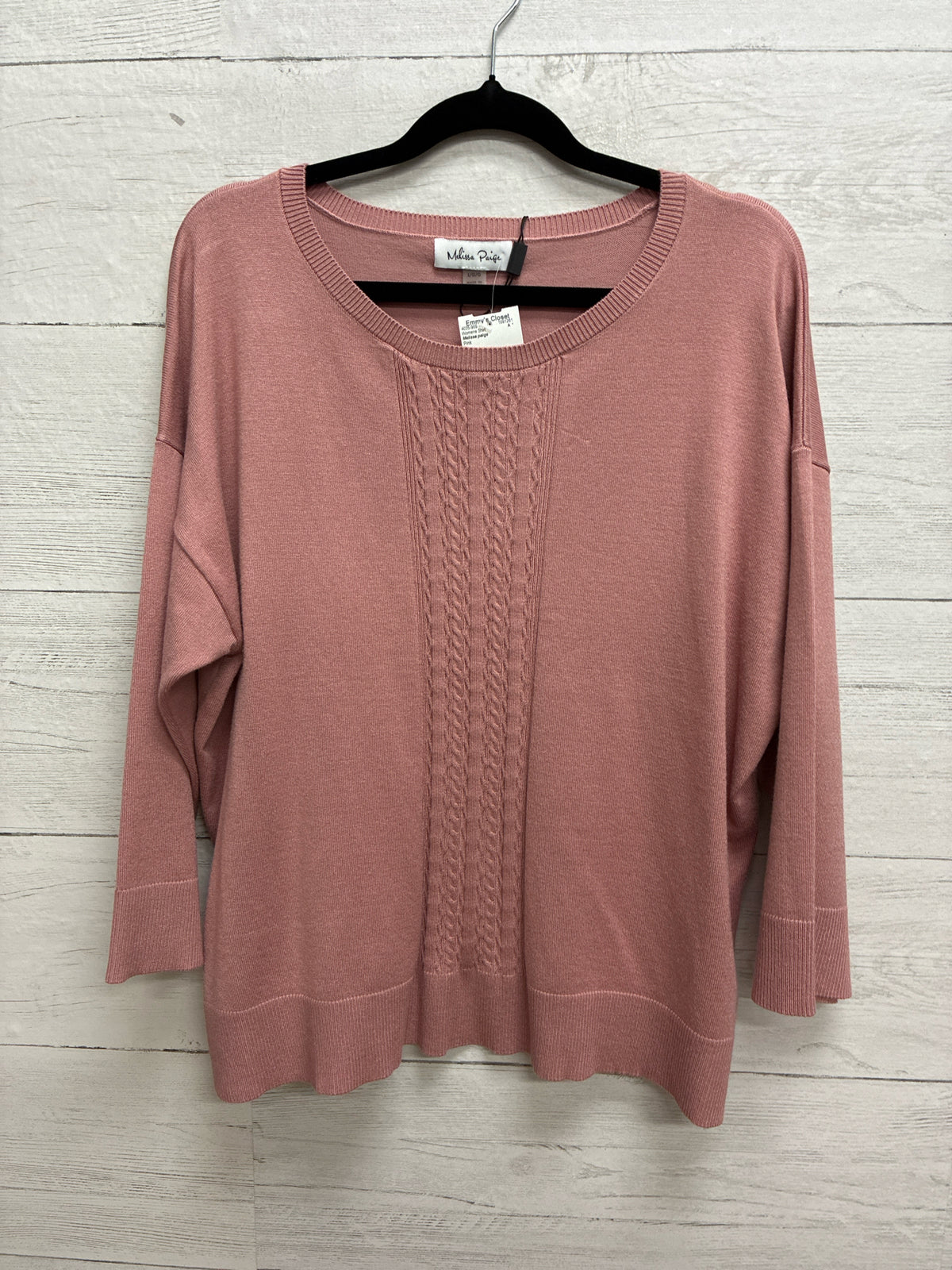 Size L Melissa paige Pink Womens Shirt