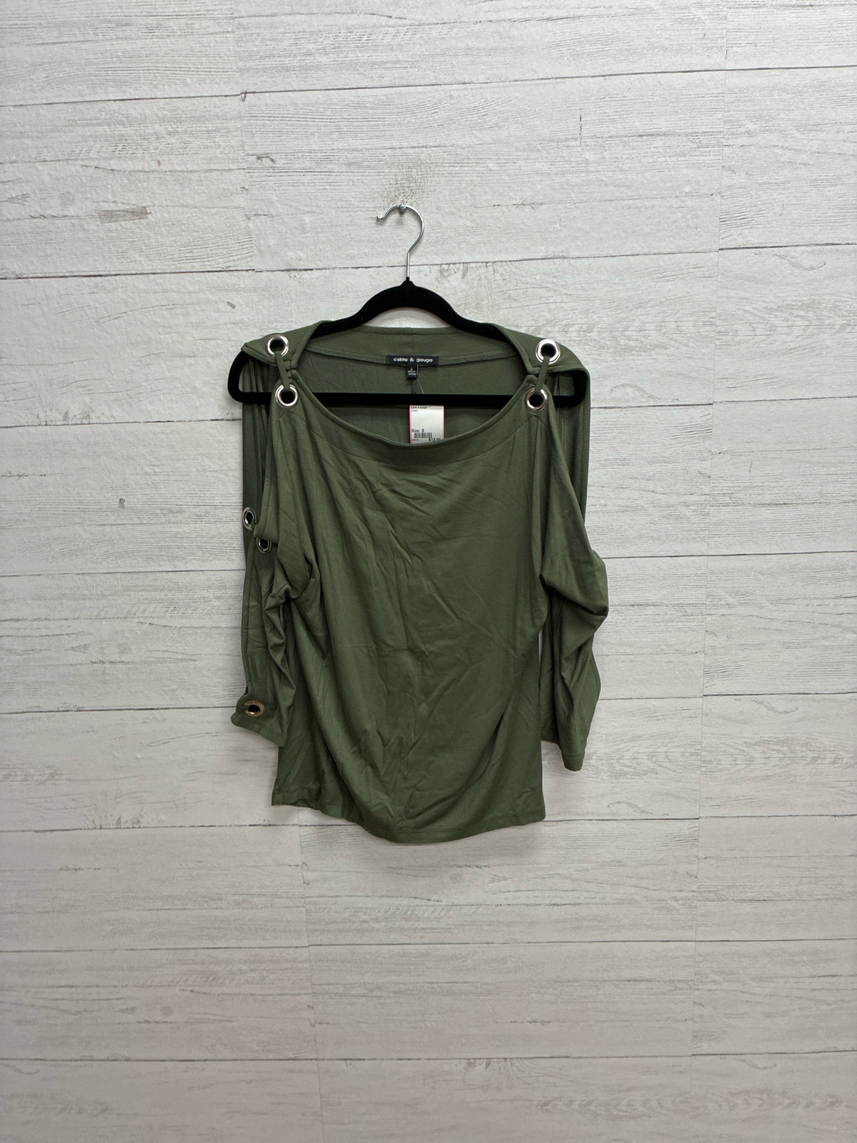 Size S Cable & Guage Green Womens Shirt