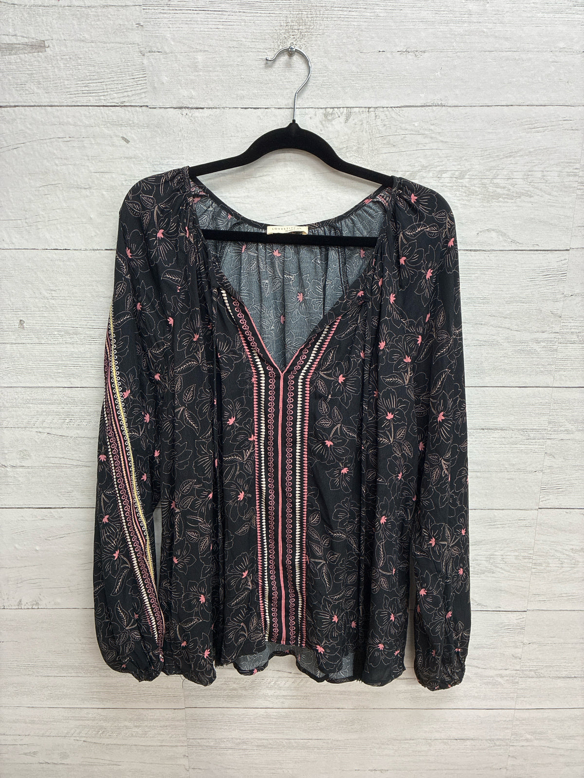 Size L lovestitch Black Womens Shirt