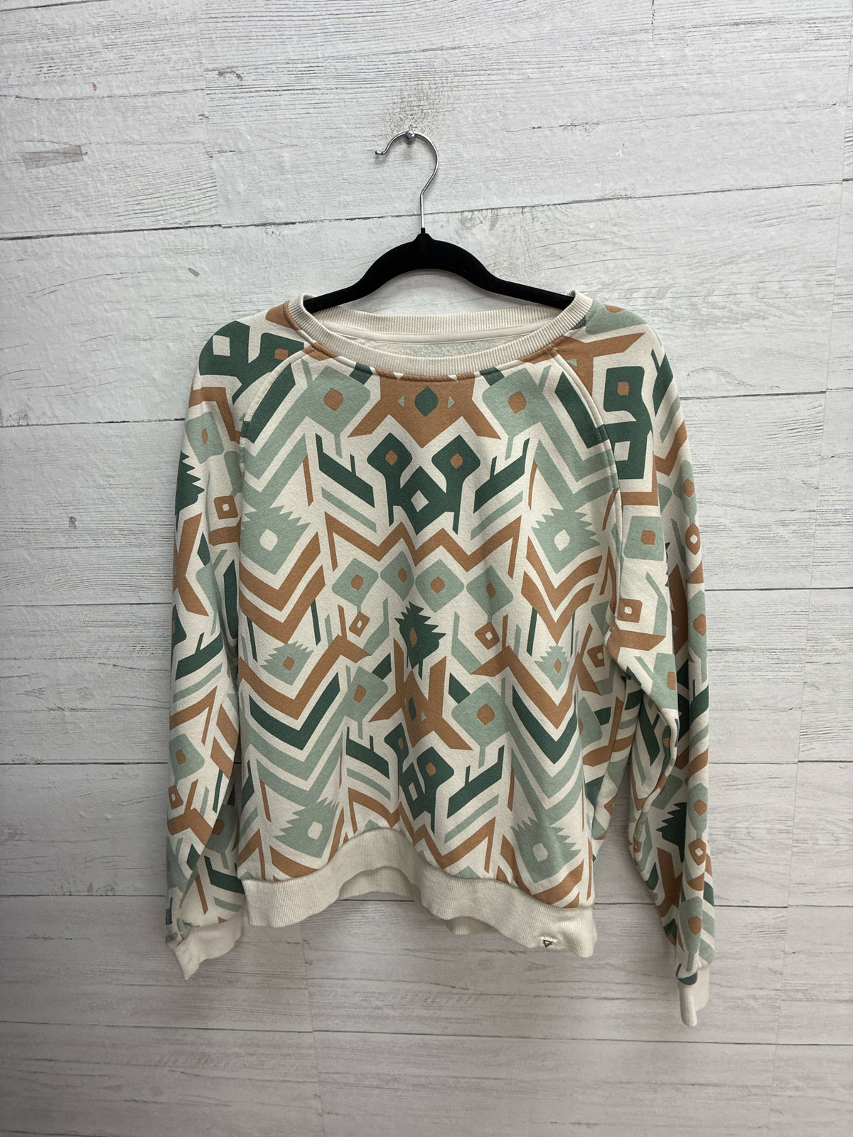 Size M LIV outdoor White/green Womens Sweater