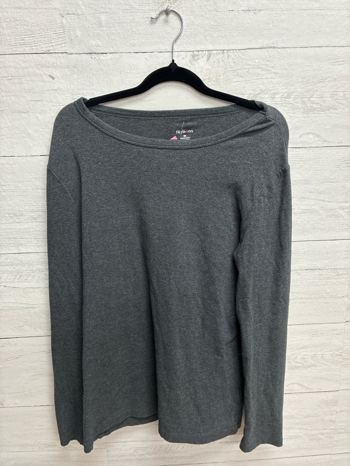 Size M Style & Co Gray Womens Shirt