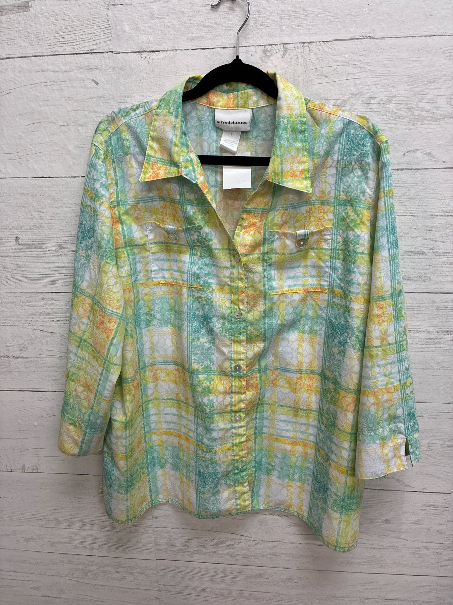 Size L Alfred Dunner MULTI Womens Shirt