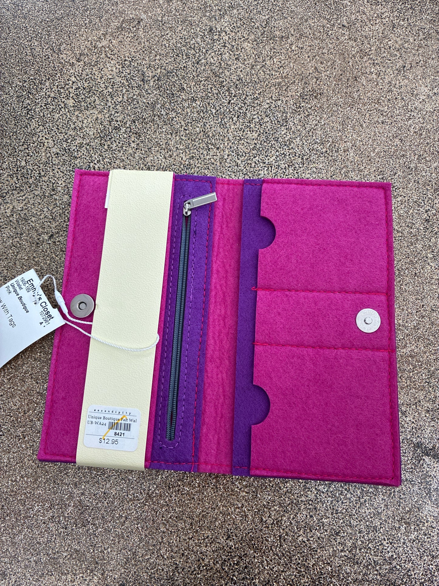 Unique Boutique Pink Wallet