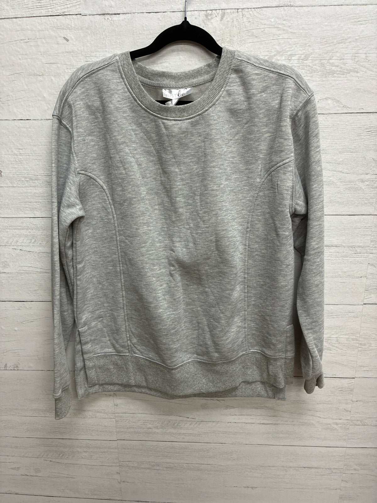 Size S Just Be Gray Womens Sweatshirt