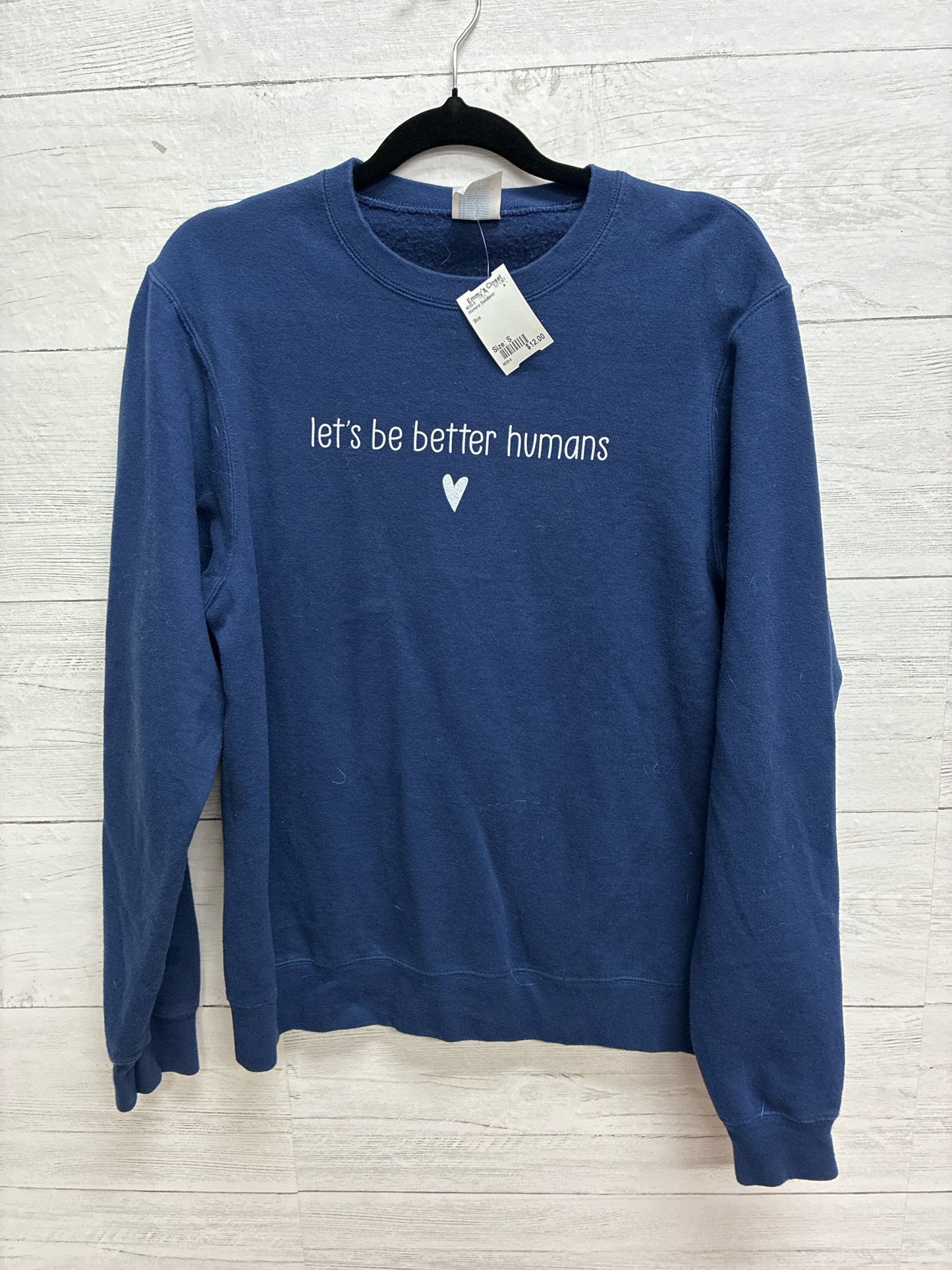 Size S Blue Womens Sweatshirt