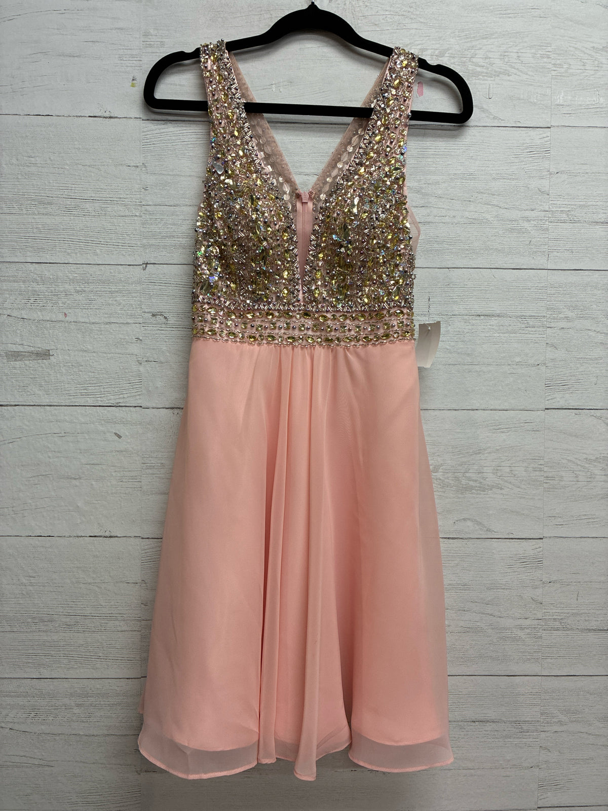 Size 00 Faviana Peach GOWN