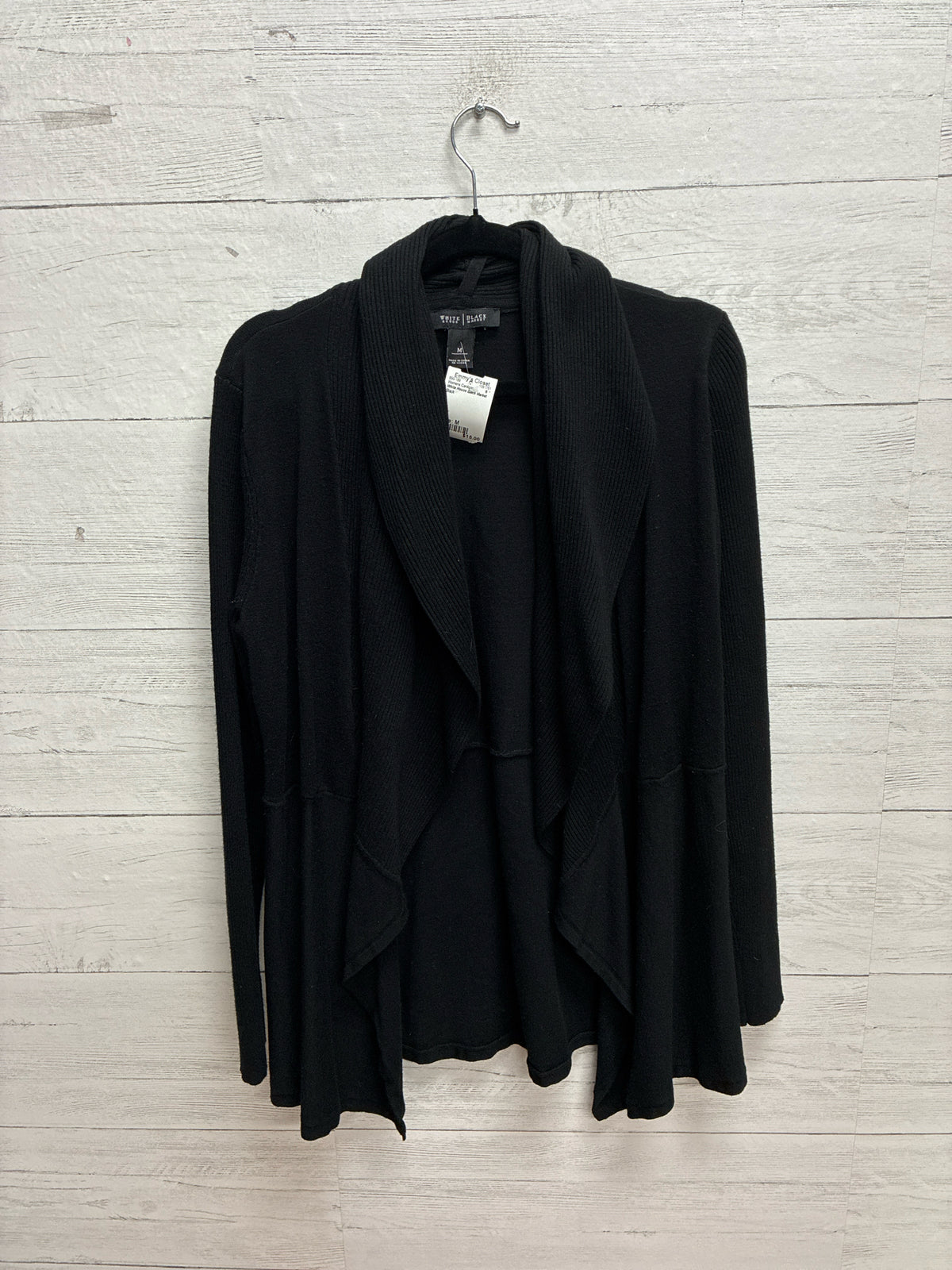 Size M White House Black Market Black Womens Cardigan