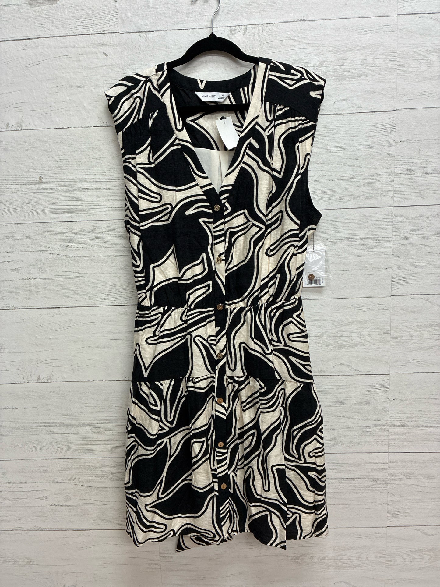 Size XL Nine West Black/cream Dress/Evening Wear