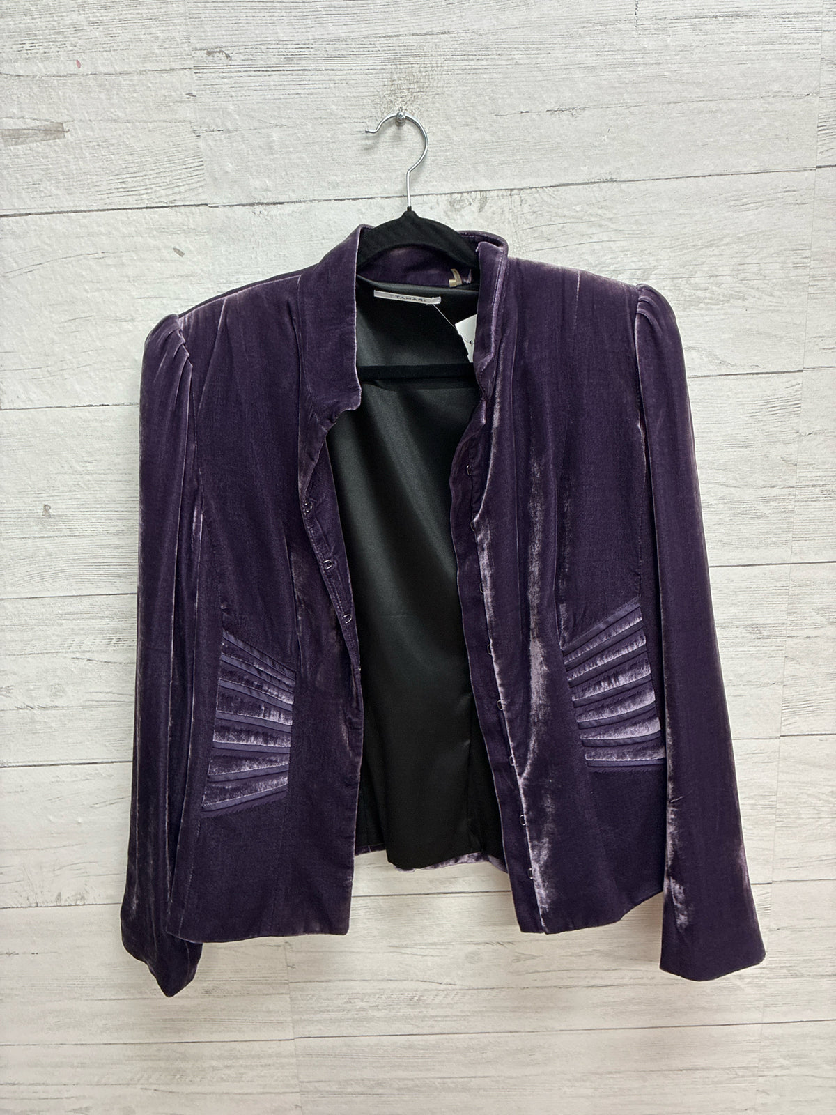 Size 12 Tahari Purple Womens Blazer