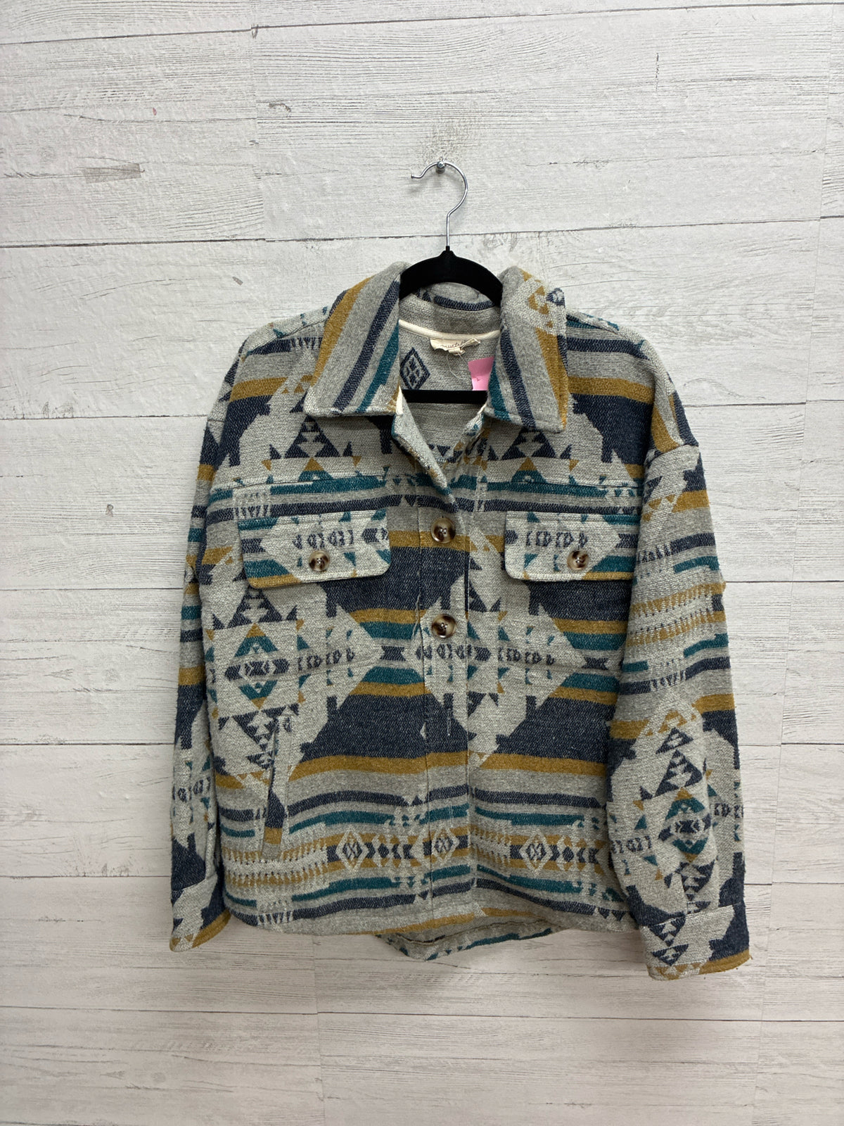 Size S mystree MULTI Womens Shacket
