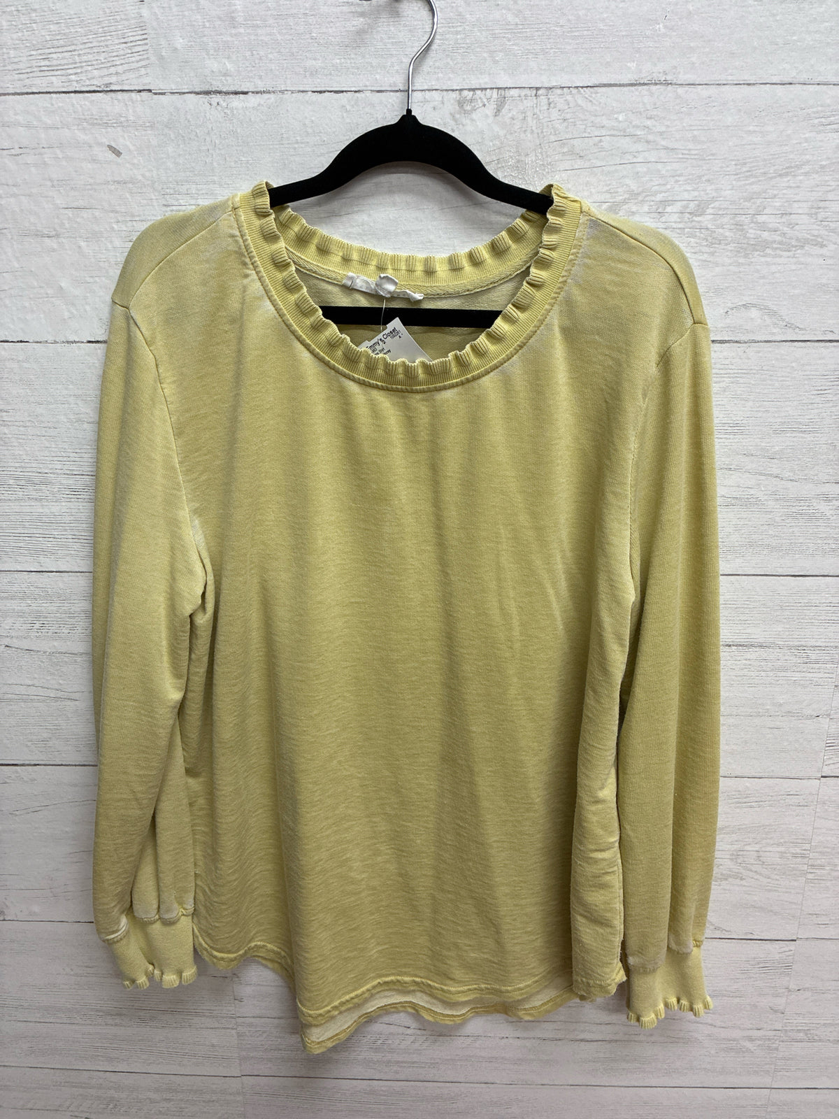 Size L Jane+Delancey Yellow Womens Shirt