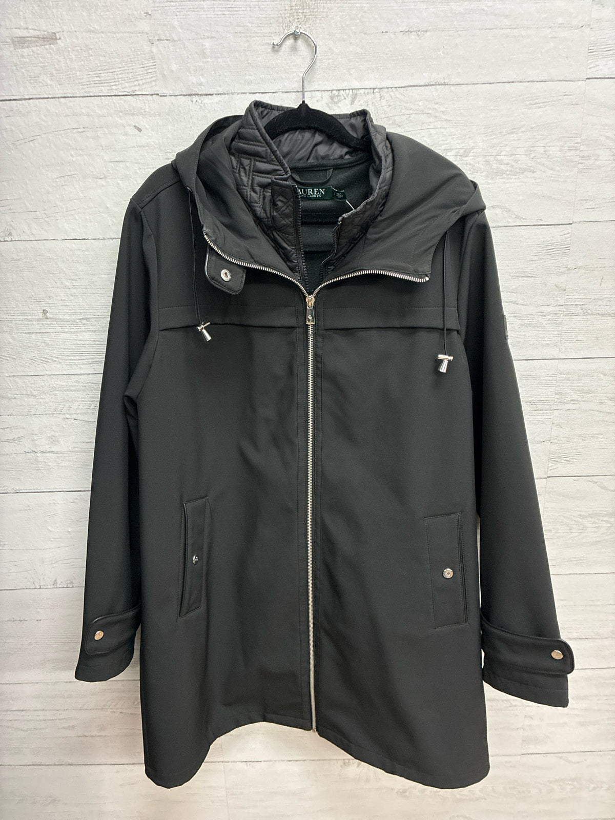 Size L Ralph Lauren Black Womens Coat