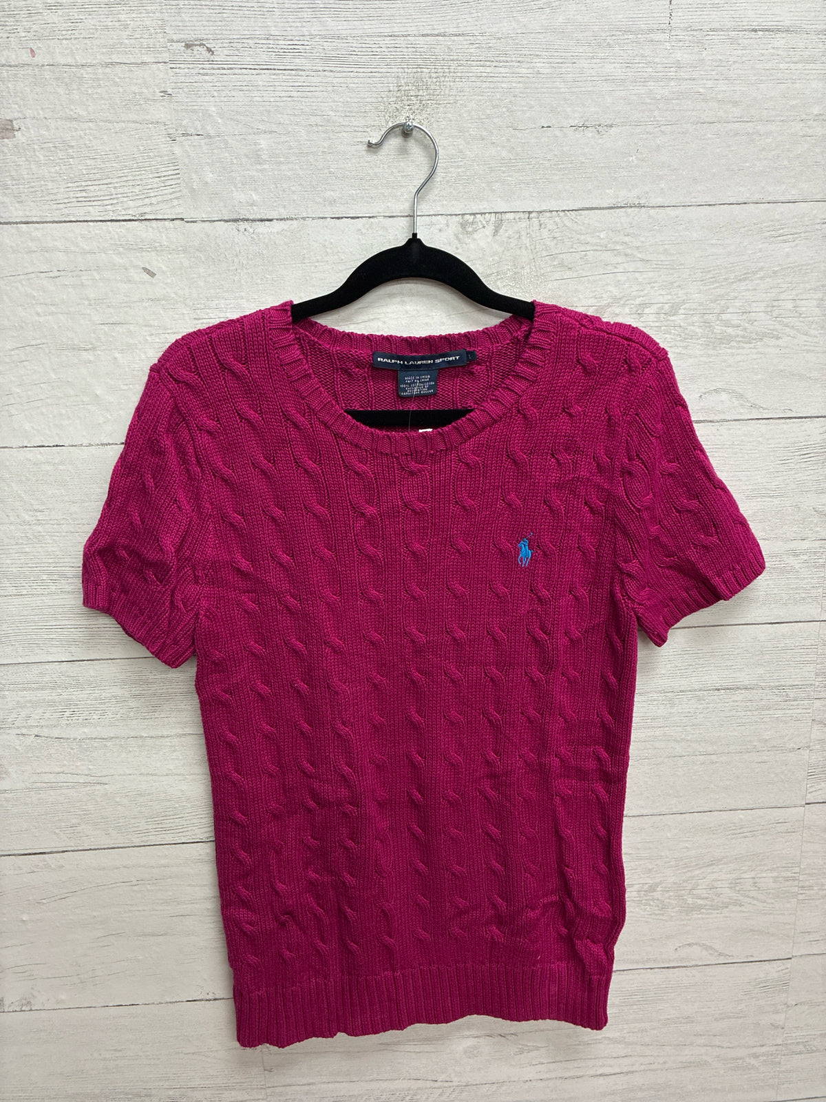 Size L Ralph Lauren Magenta Womens Sweater