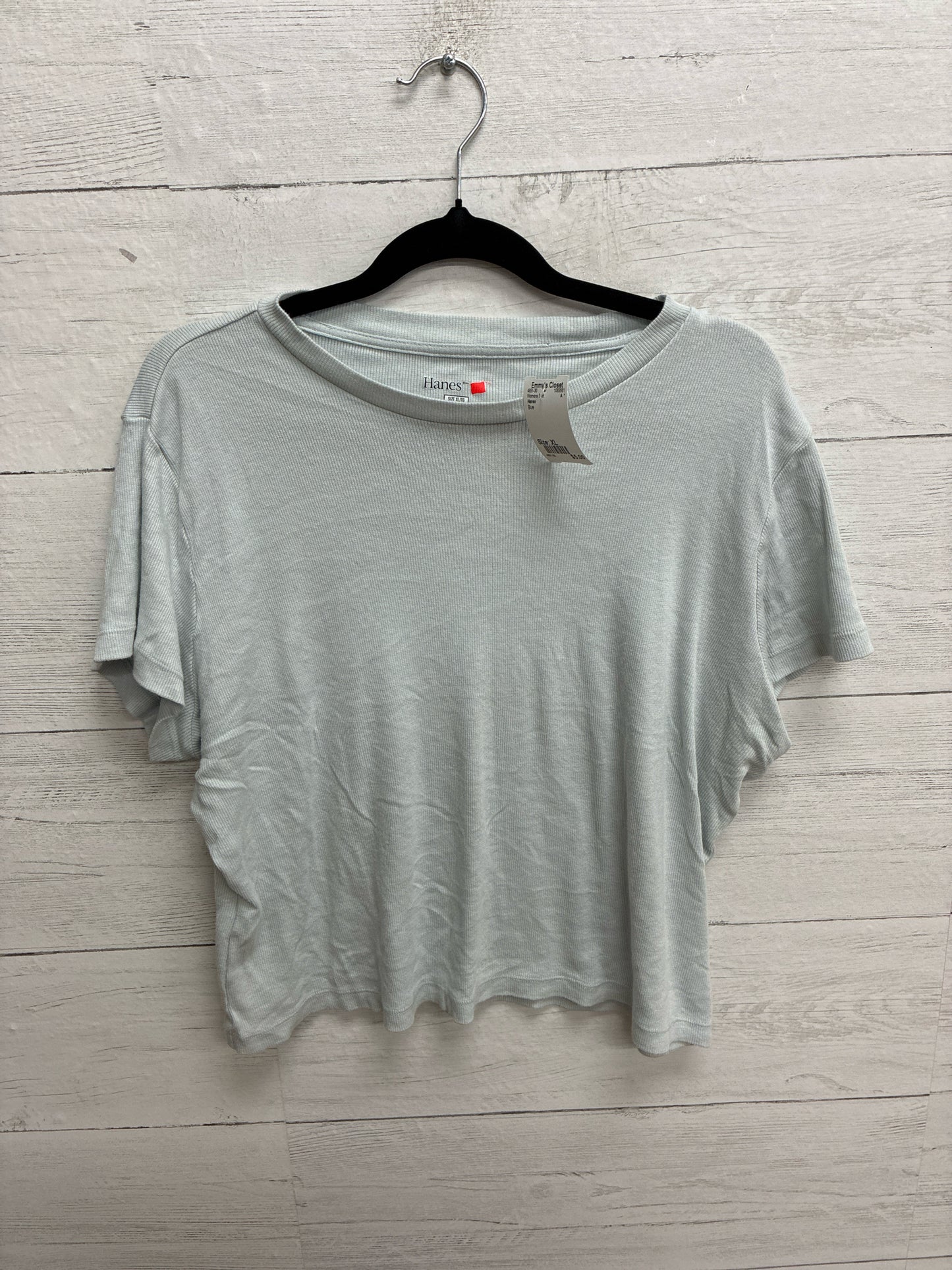 Size XL Hanes Blue Womens Shirt