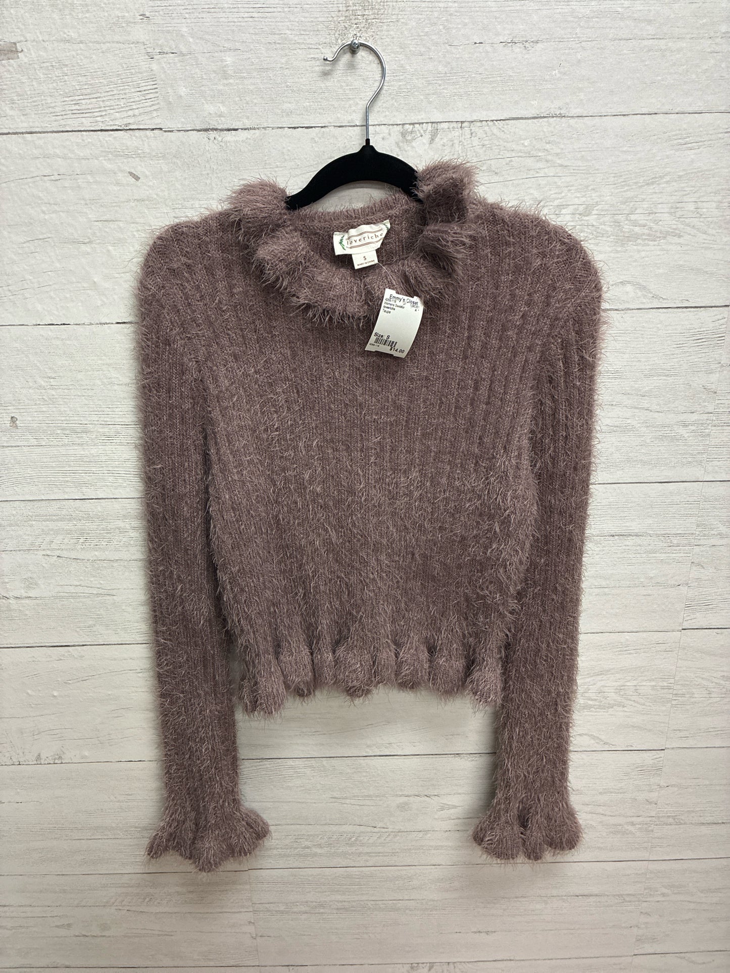 Size S loveriche Taupe Womens Sweater