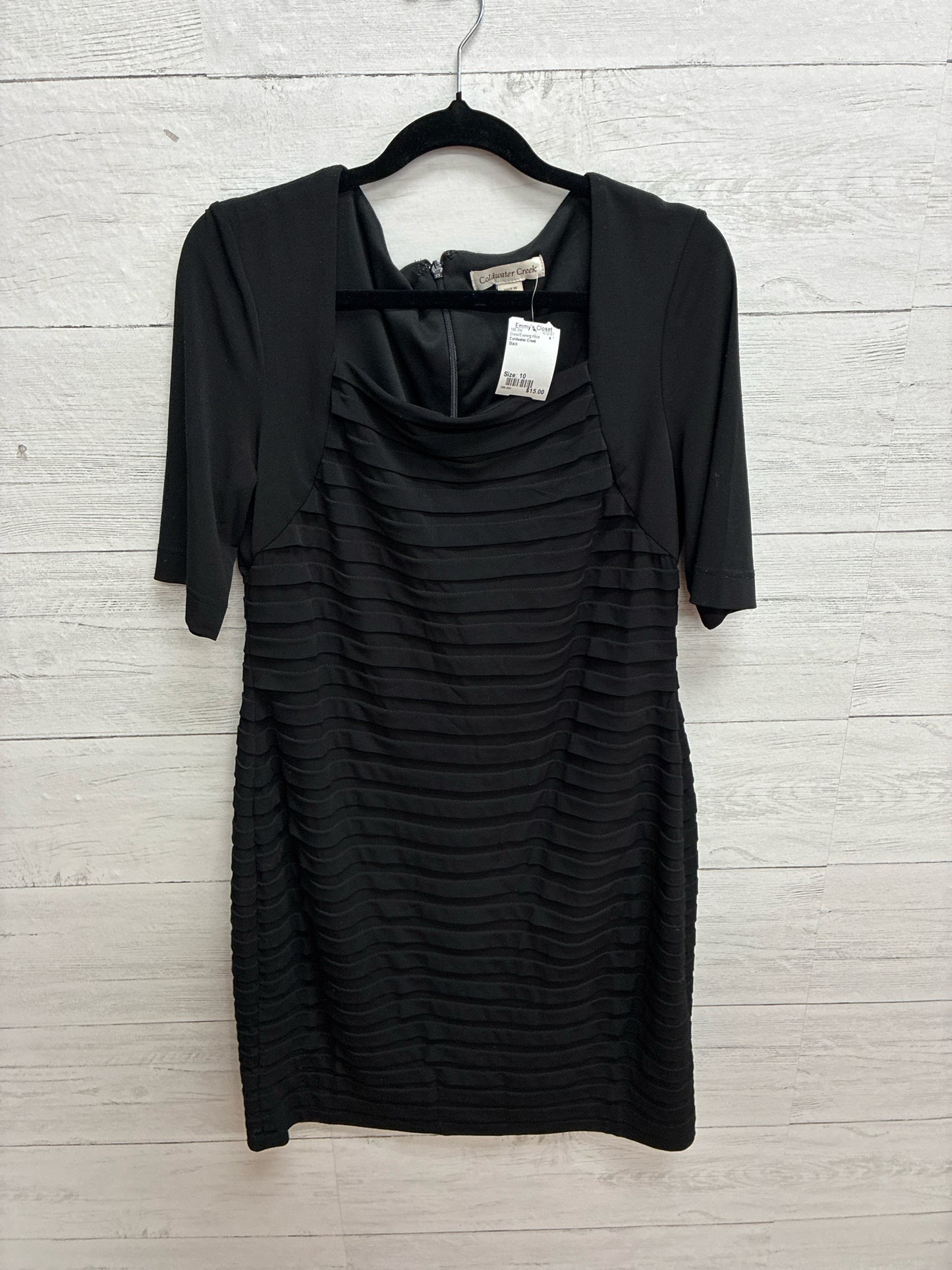 Size 10 Coldwater Creek Black Dress/Evening Wear