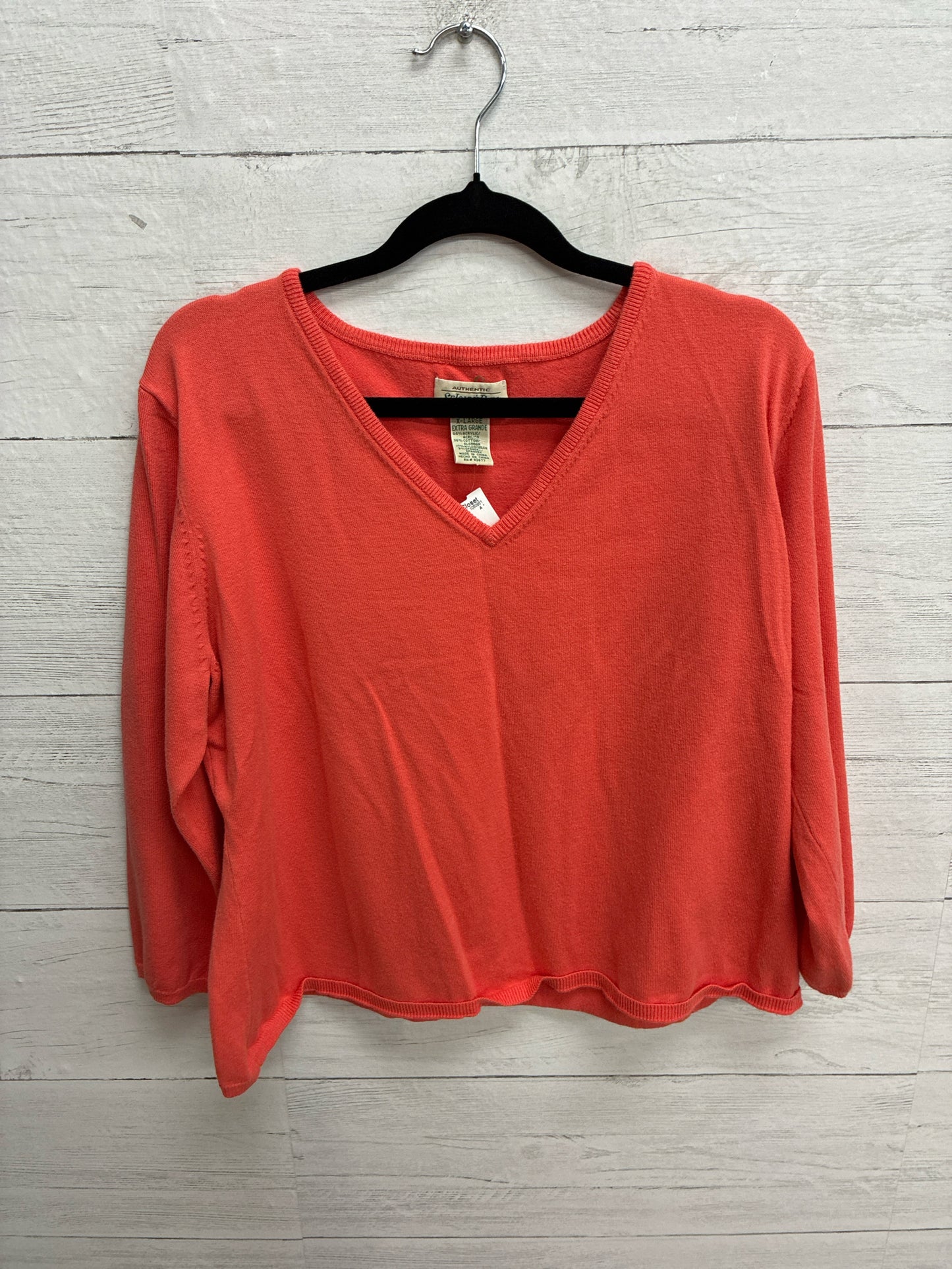 Size XL St johns bay Orange Womens Sweater