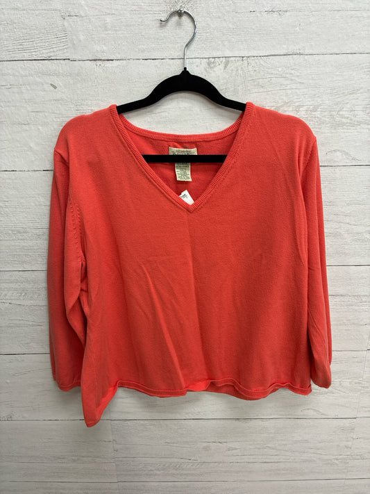 Size XL St johns bay Orange Womens Sweater