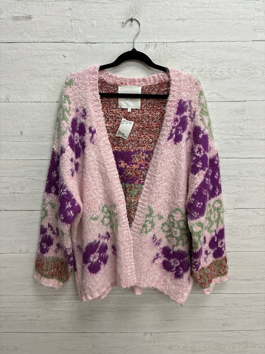 Size L &merci Pink Womens Cardigan