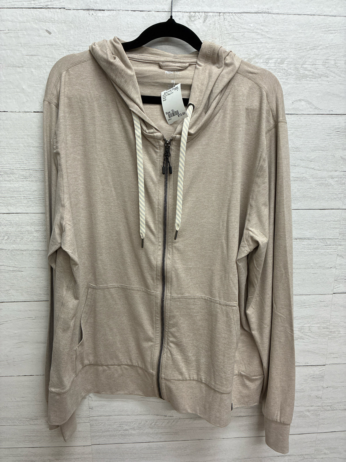 Size XL Pulse Beige Womens Sweatshirt