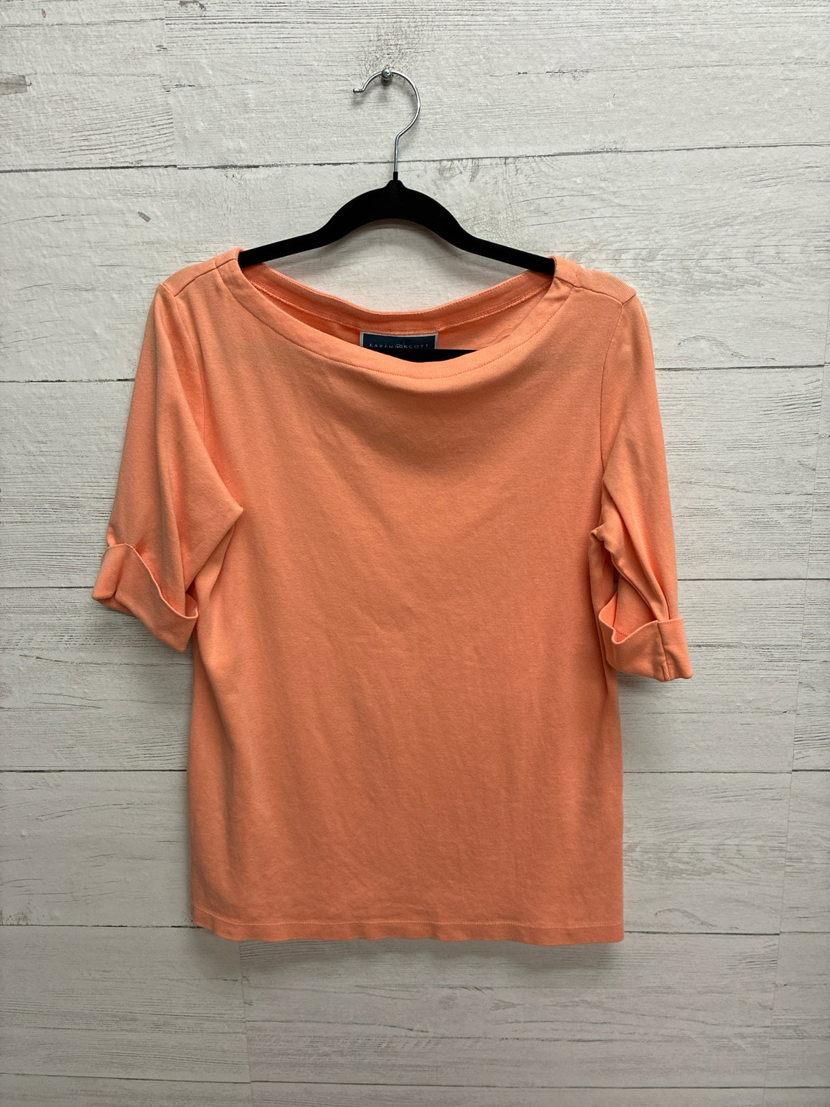 Size S Karen Scott Orange Womens Shirt