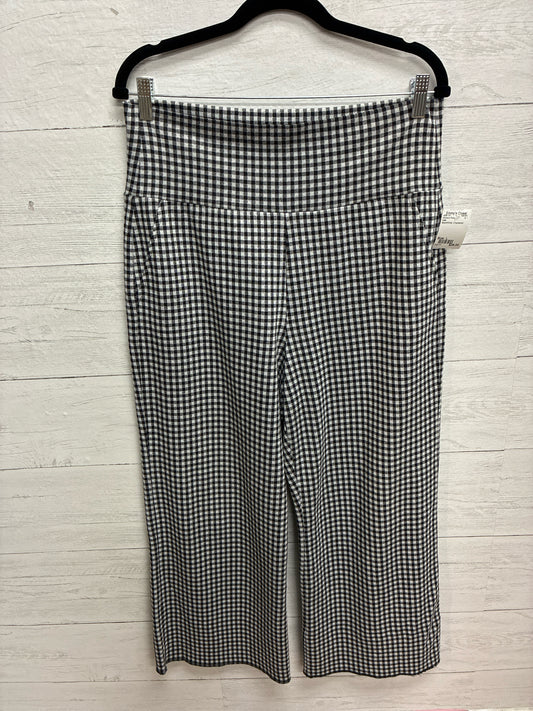 Size L Cabi Black/White Womens Pants