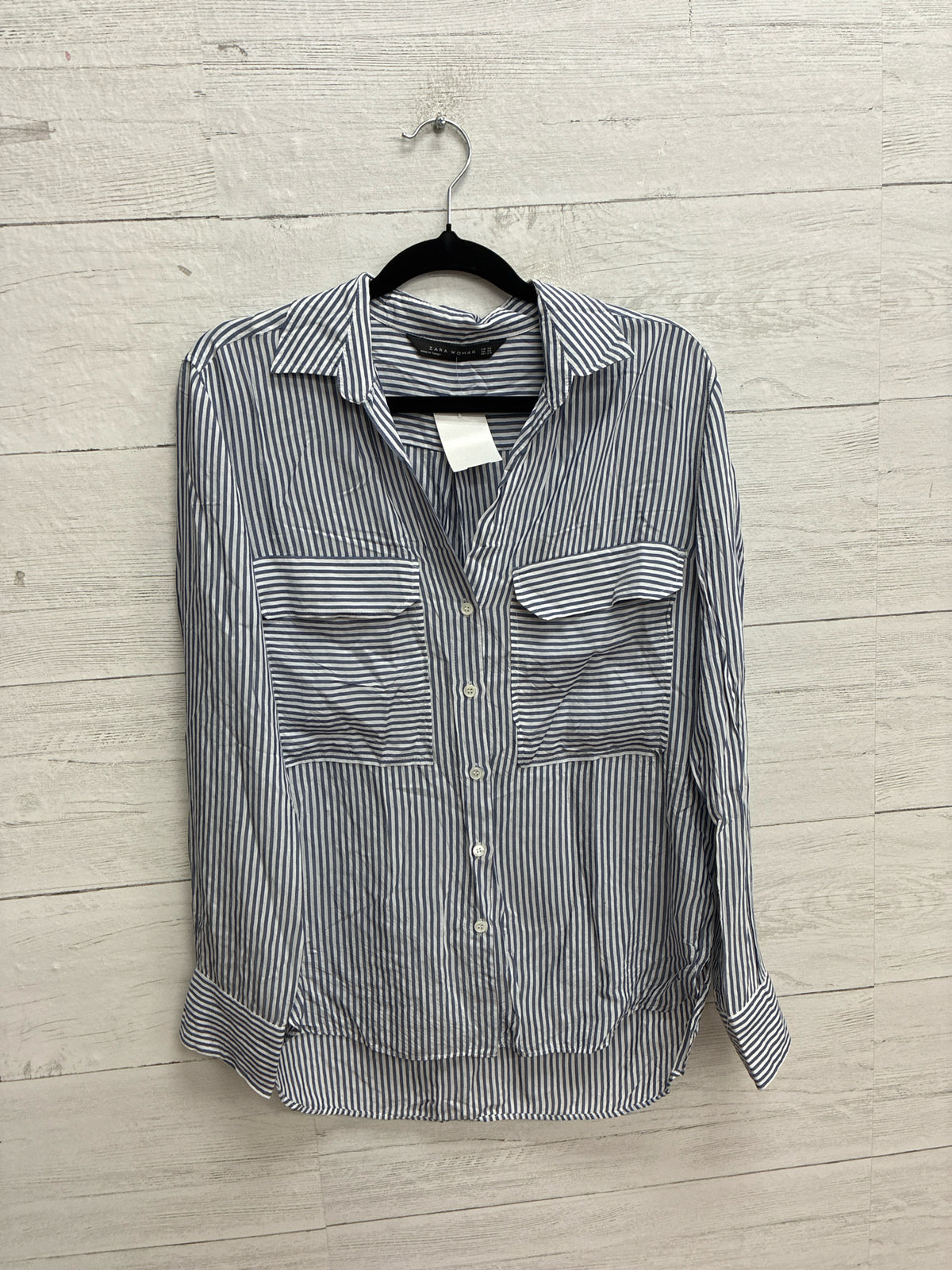 Size XS Zara Blue/White Womens Shirt