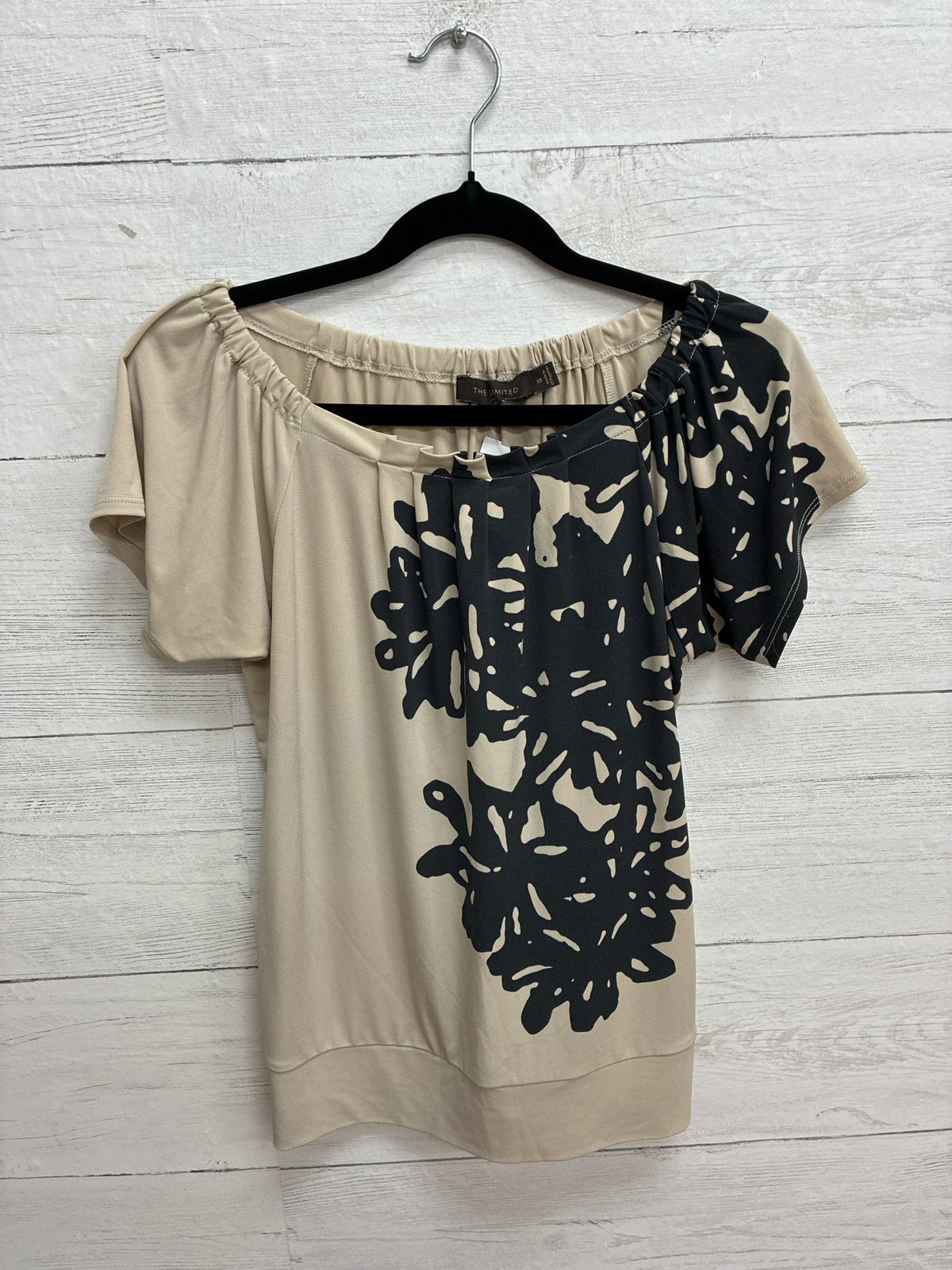 Size XS The Limited Tan/Black Womens Shirt