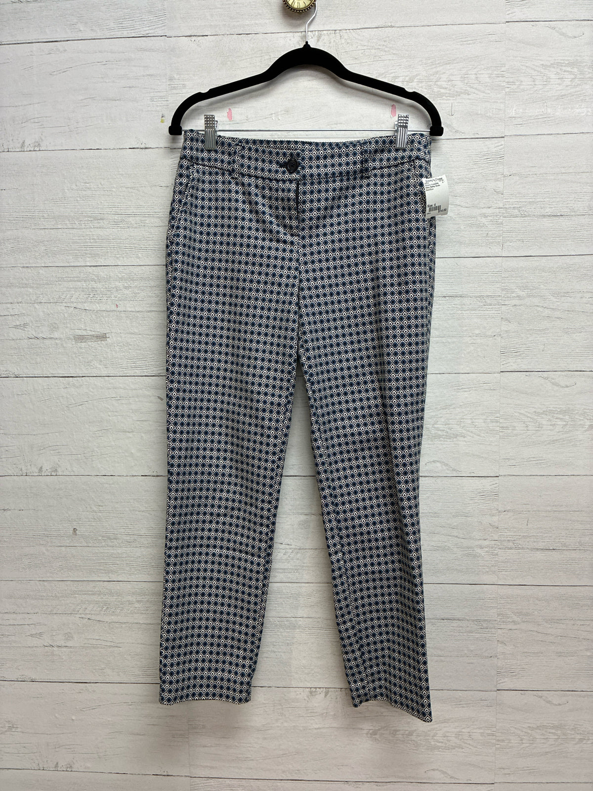 Size 4 Hilary Radley Studio Black/Blue Womens Dresspants