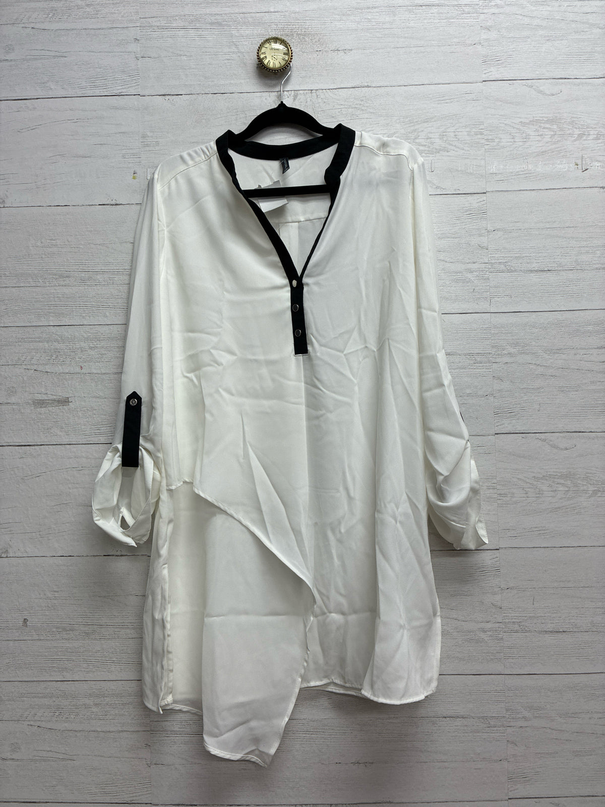 Size L Massini White Womens Shirt