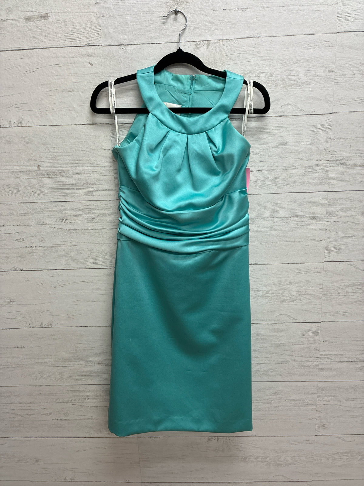 Size 4 Davids Bridal Teal GOWN