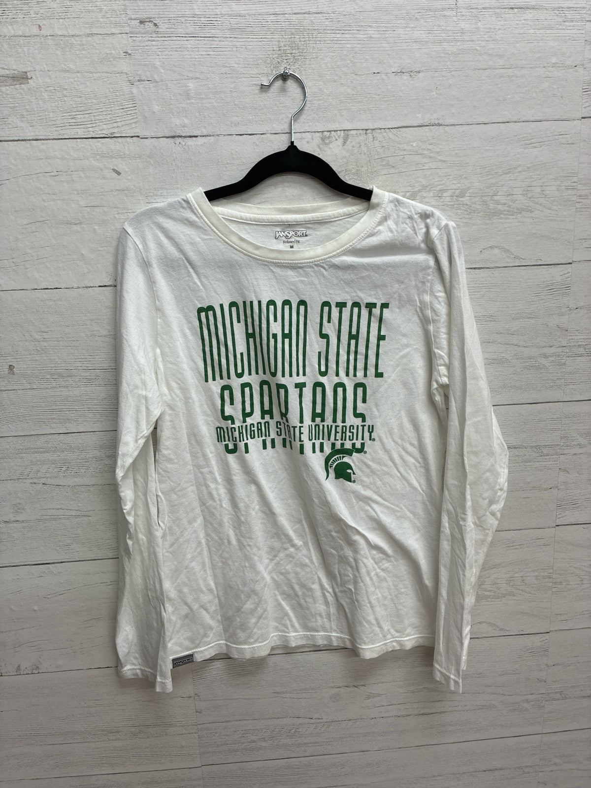 Size M Jan Sport White/green Womens Shirt