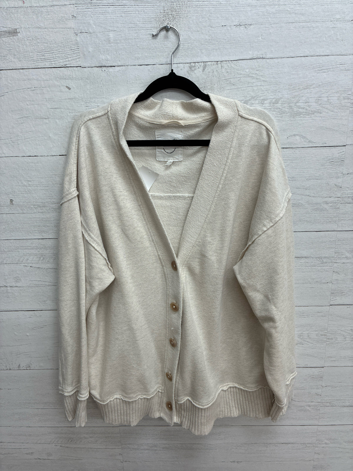 Size L Aerie Cream Womens Cardigan