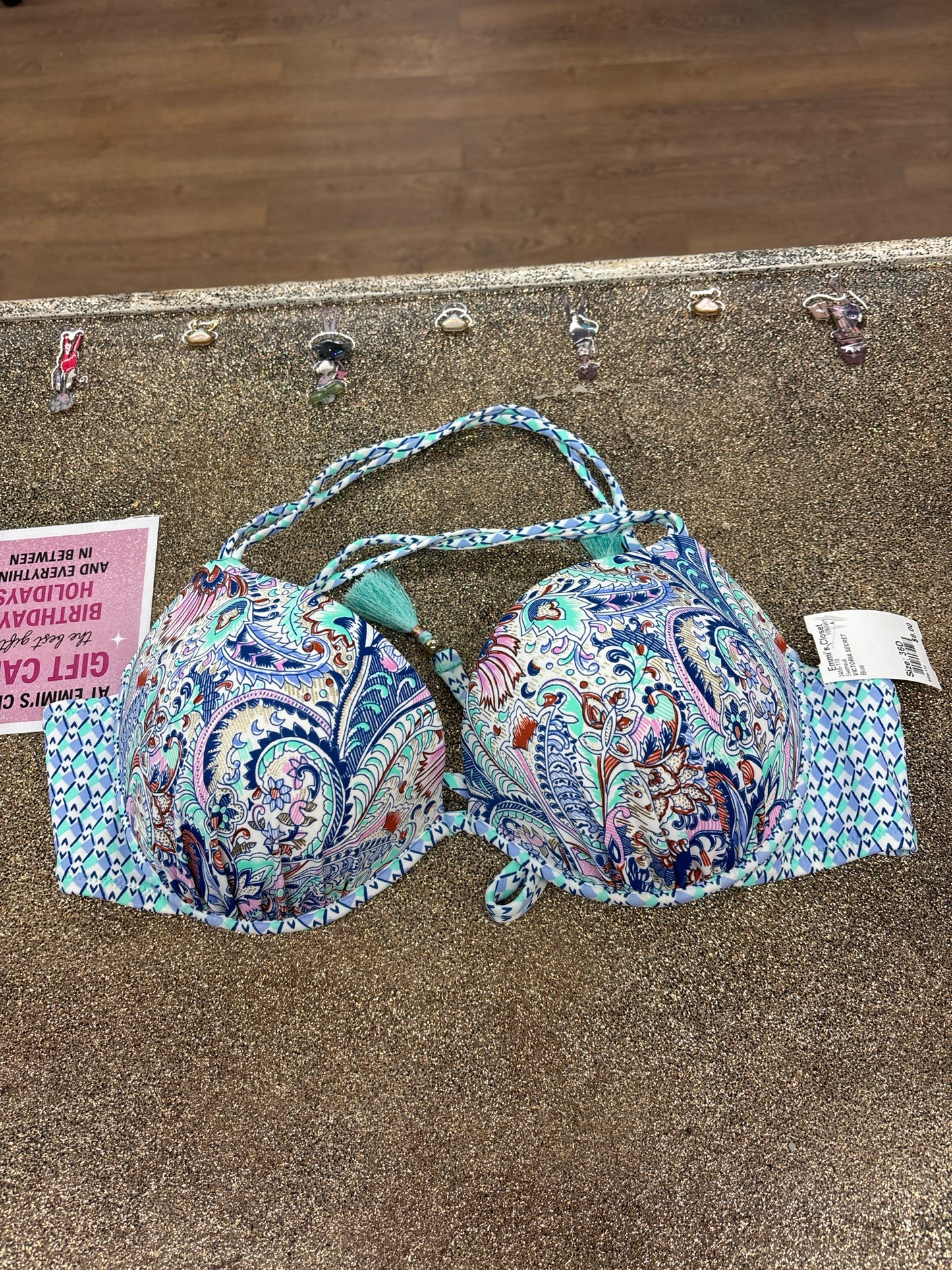Size 36D VICTORIA SECRET Blue Swimsuit