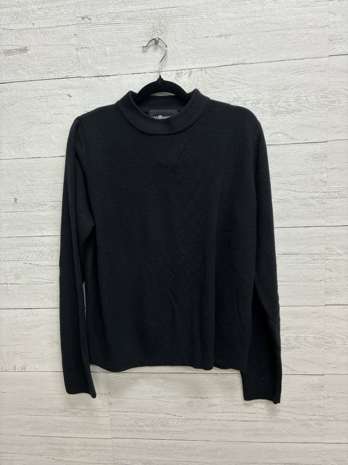 Size L Sag Harbor Black Womens Sweater