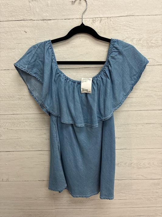 Size L American Rag Blue Womens Tank-Top
