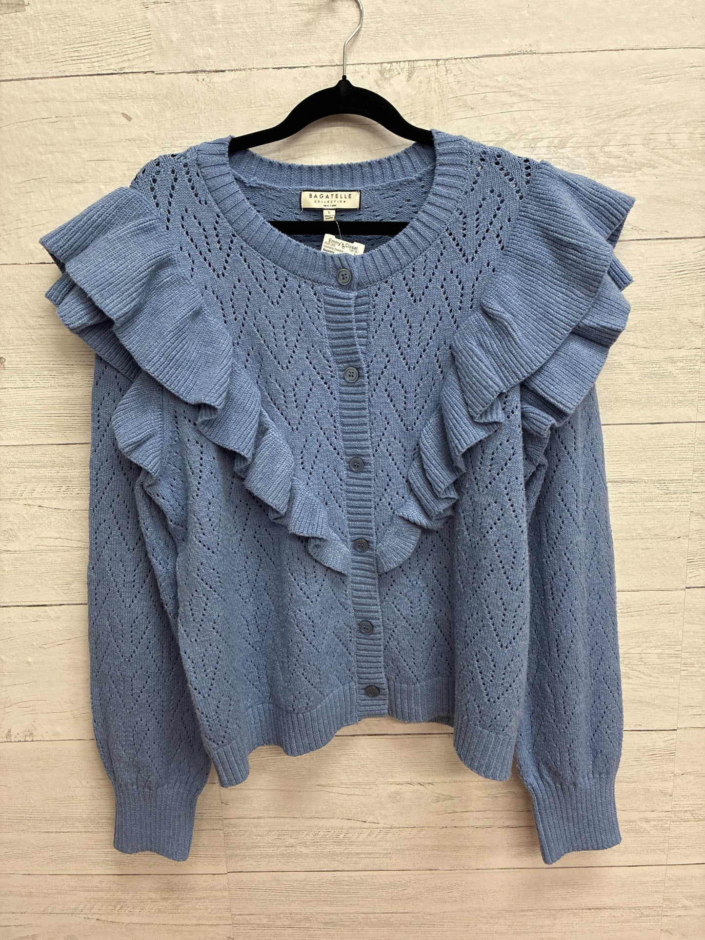 Size L Bagatelle Blue Womens Sweater